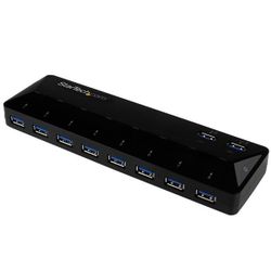 StarTech.com 10-Poorts USB 3.0 Hub met oplaad en sync poort 2 x 1.5A poorten