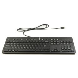 HP 803823-101 toetsenbord USB Zweeds Zwart