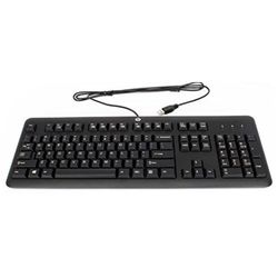 HP 672647-093 toetsenbord USB Noors Zwart