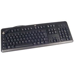 HP 672647-103 toetsenbord USB Zweeds Zwart