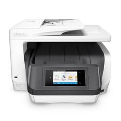 HP OfficeJet Pro 8730 All-in-One printer, Kleur, Printer voor Home, Printen, kopiëren, scannen, faxen, Invoer voor 50 vel  Print