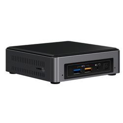 Intel BOXNUC7I5BNK PC/workstation barebone UCFF Zwart, Grijs i5-7260U 2,2 GHz
